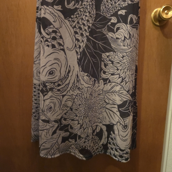 HOST PICK! 🎉🎈Commence tattoo design NWT sheer mesh long dress - Picture 8 of 9